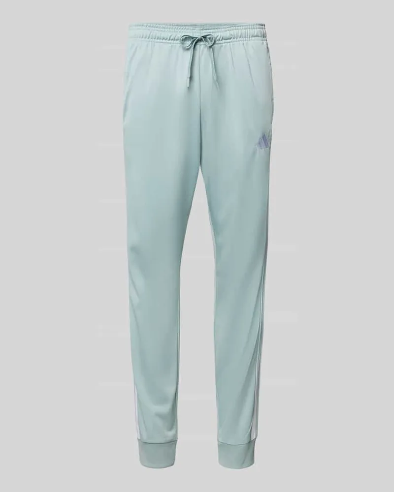 adidas Slim Fit Sweatpants mit Logo-Stitching Mint