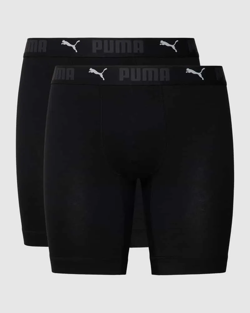 Puma Trunks mit Label-Details im 2er-Pack 