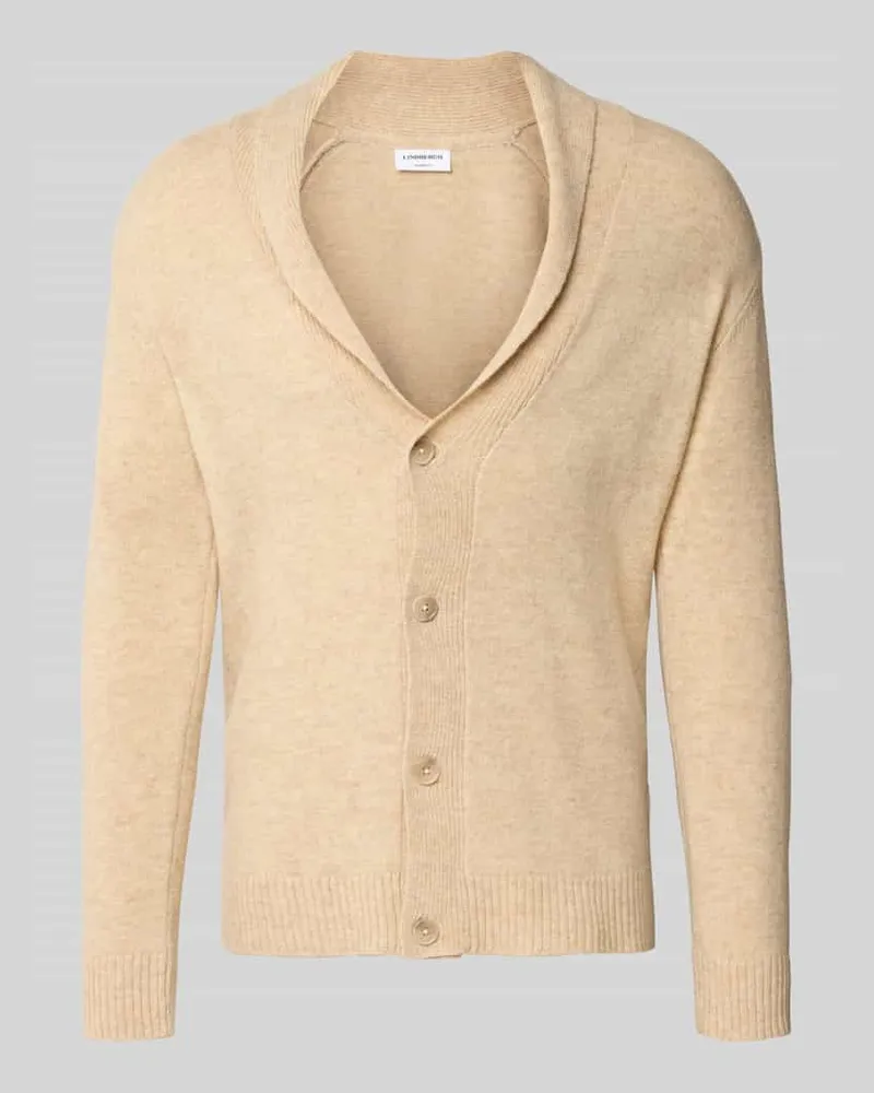 Lindbergh Strickjacke mit Knopfleiste Sand