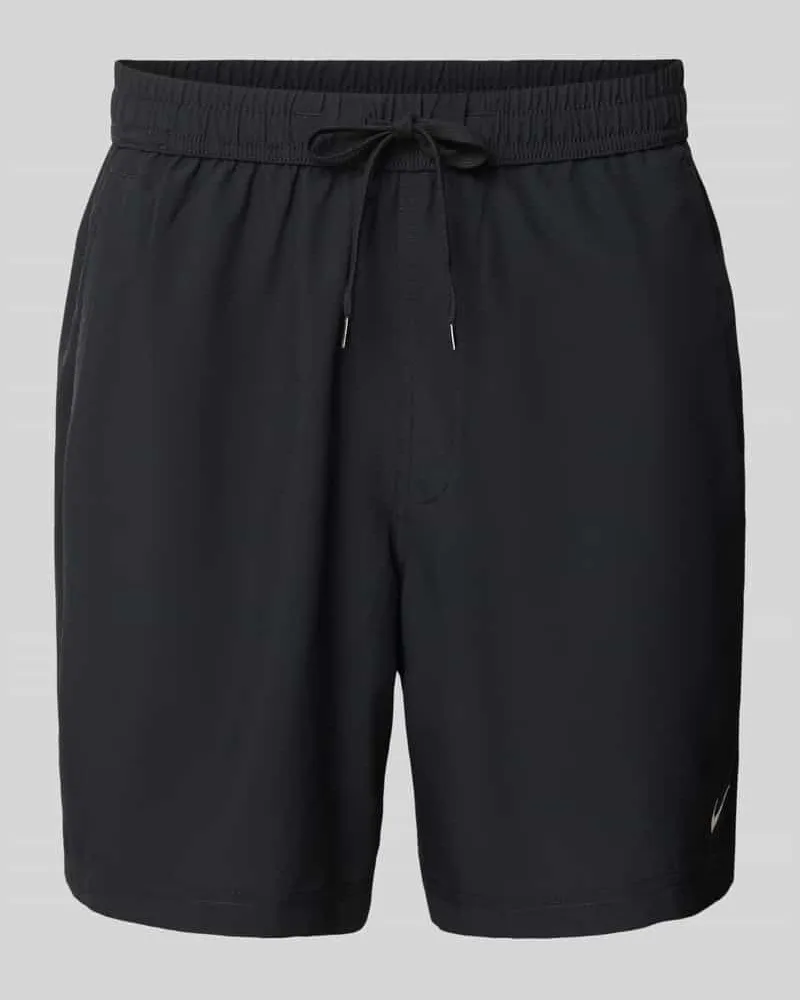 Nike Shorts mit Logo-Print und Eingrifftaschen Black