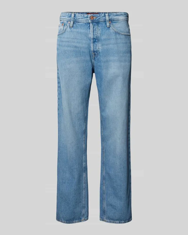 Jack & Jones Regular Fit Jeans im 5-Pocket-Design Modell 'EDDIE 