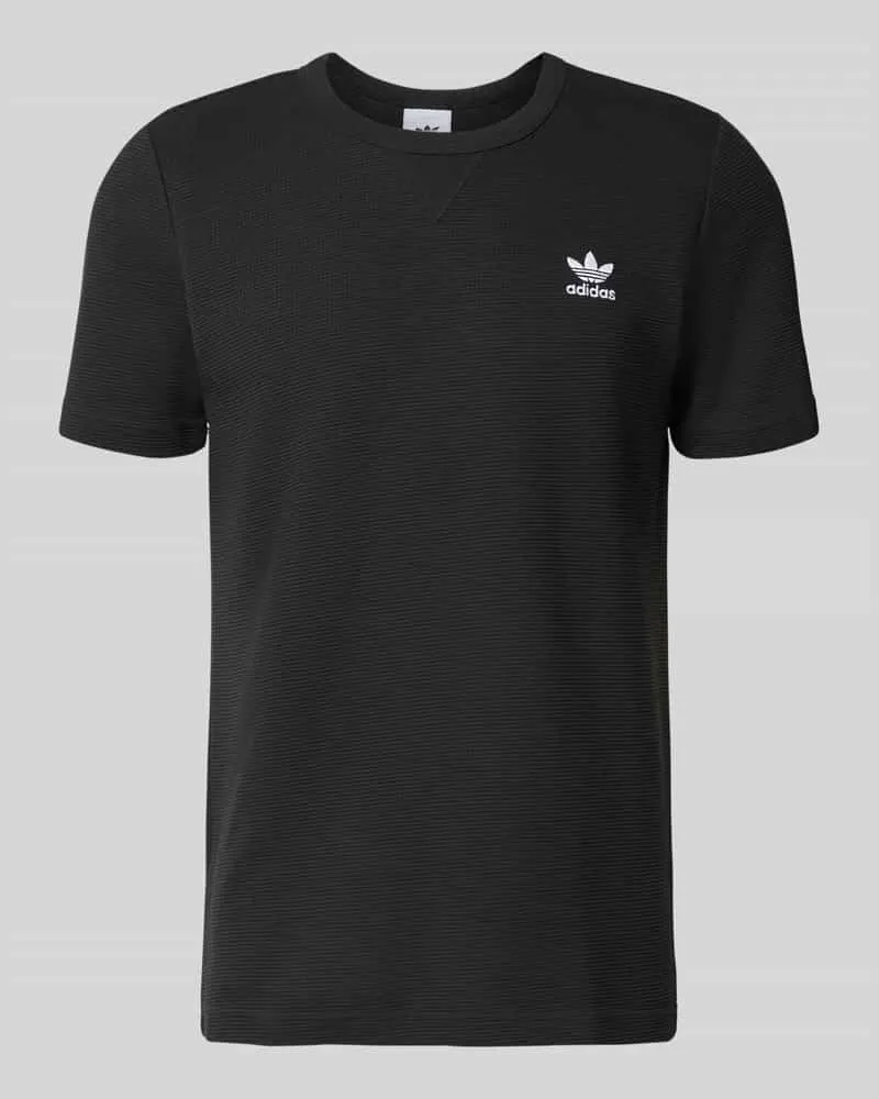 adidas T-Shirt mit Label-Stitching 
