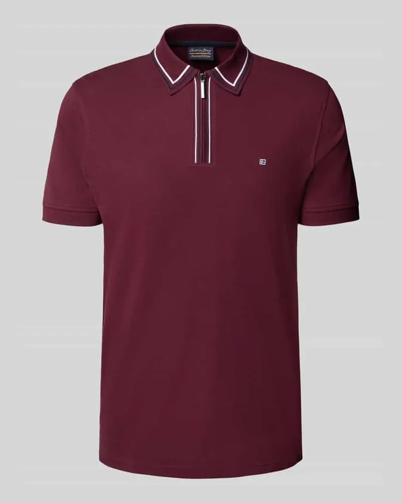 Christian Berg Regular Fit Poloshirt mit Reißverschluss 