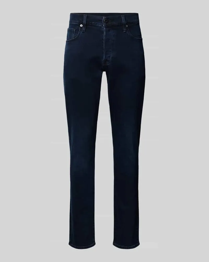 G-STAR RAW Slim Fit Jeans mit 5-Pocket-Design Dunkelblau