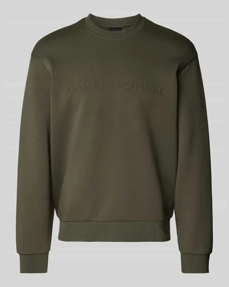 Armani Exchange Sweatshirt mit Label-Detail 