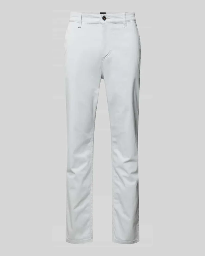 HUGO BOSS Slim Fit Chino mit Label-Detail 