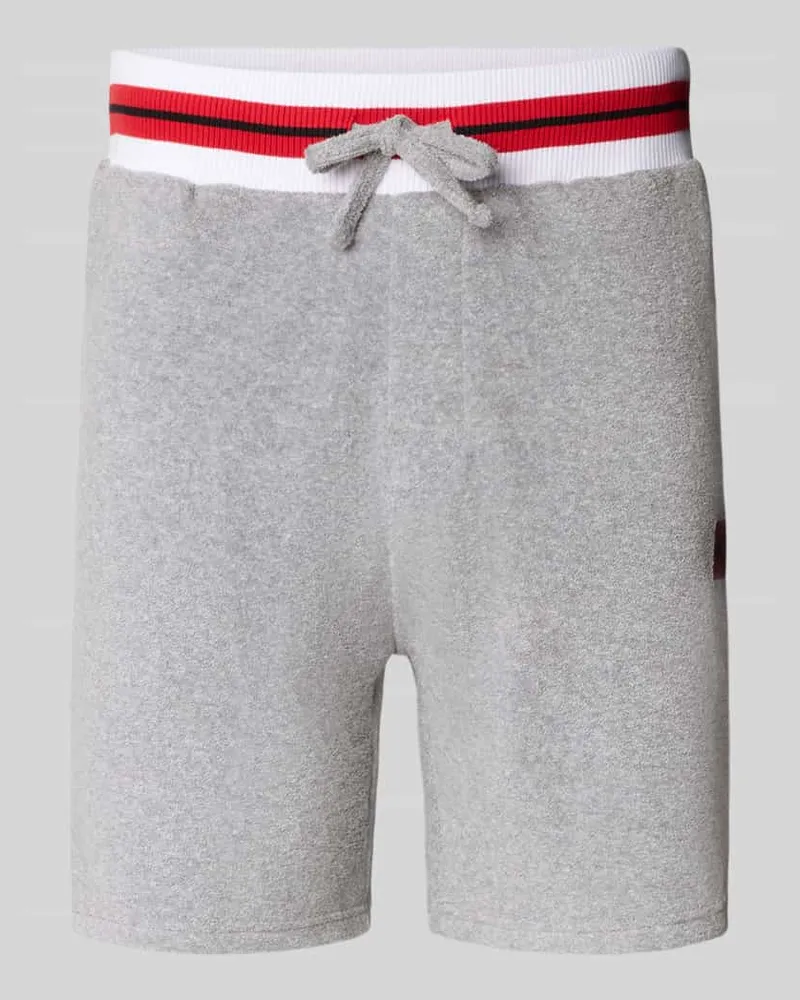 HUGO BOSS Shorts mit elastischem Bund Modell 'JAXON Hellgrau