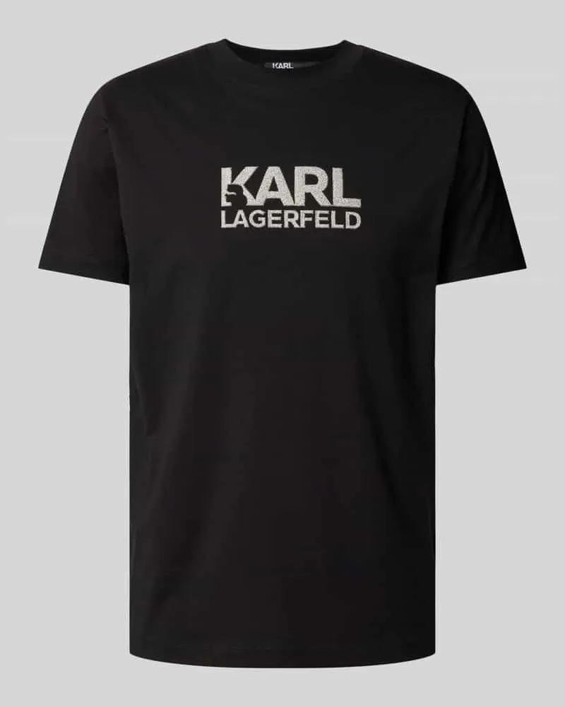 Karl Lagerfeld T-Shirt mit Label-Print 