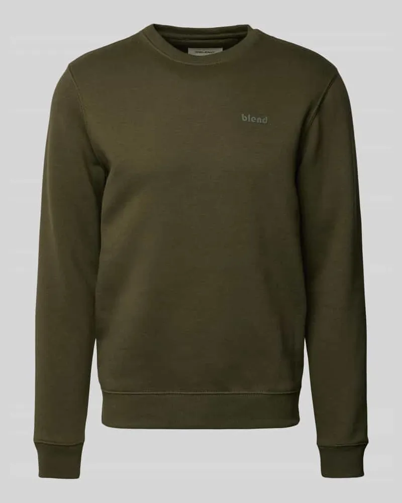 Blend Sweatshirt mit gerippten Abschlüssen Modell 'Downton 