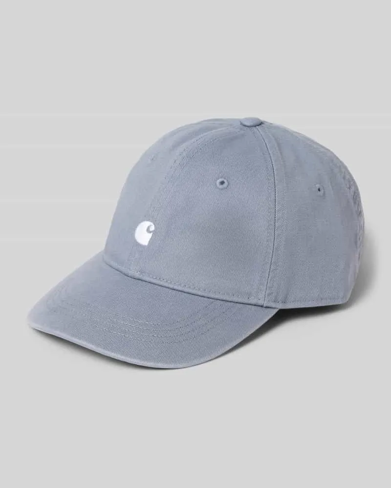 Carhartt WIP Basecap mit Logo Modell 'Madison Rauchblau