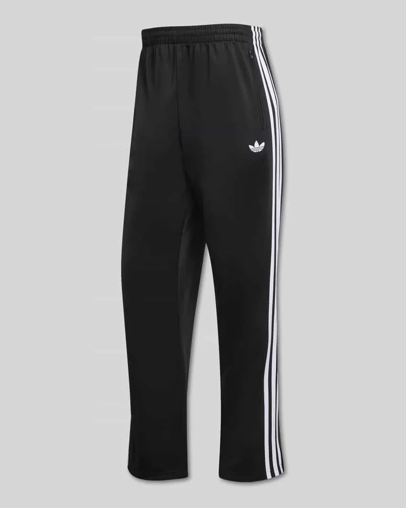 adidas Regular Fit Sweathose mit Logo-Stitching Black