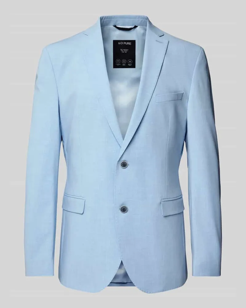 S.Oliver Slim Fit Sakko mit Viskose-Anteil 