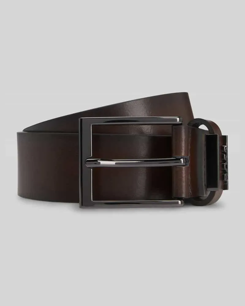 HUGO BOSS Gürtel aus echtem Rindsleder Modell 'COLE-ANT Mittelbraun