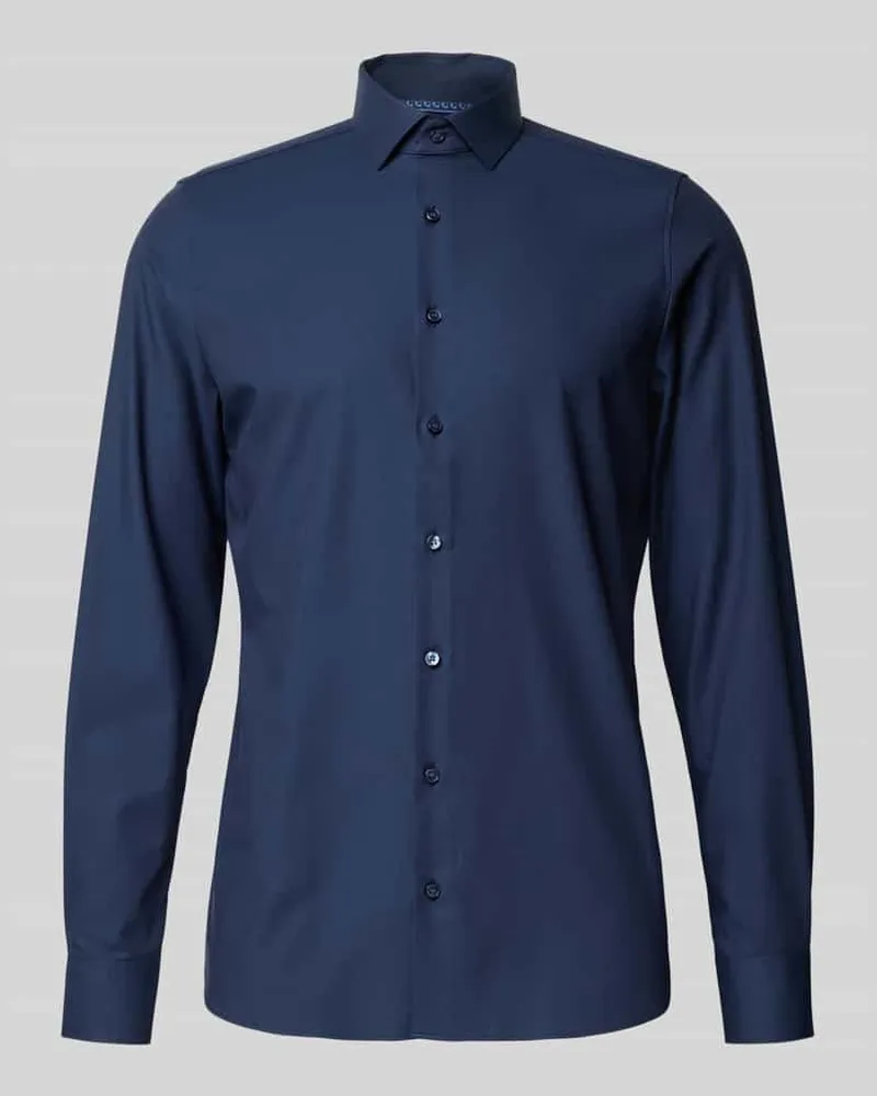 Olymp Slim Fit Business-Hemd mit Kentkragen 