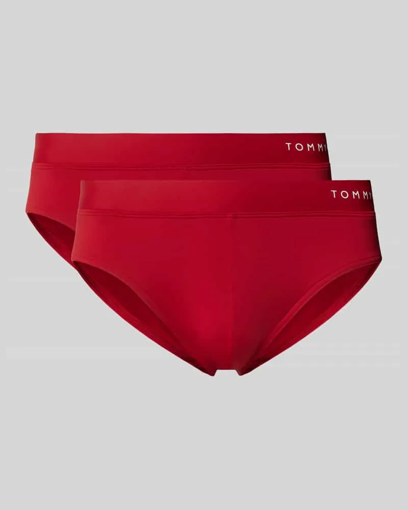 Tommy Hilfiger Badehose mit Label-Print 