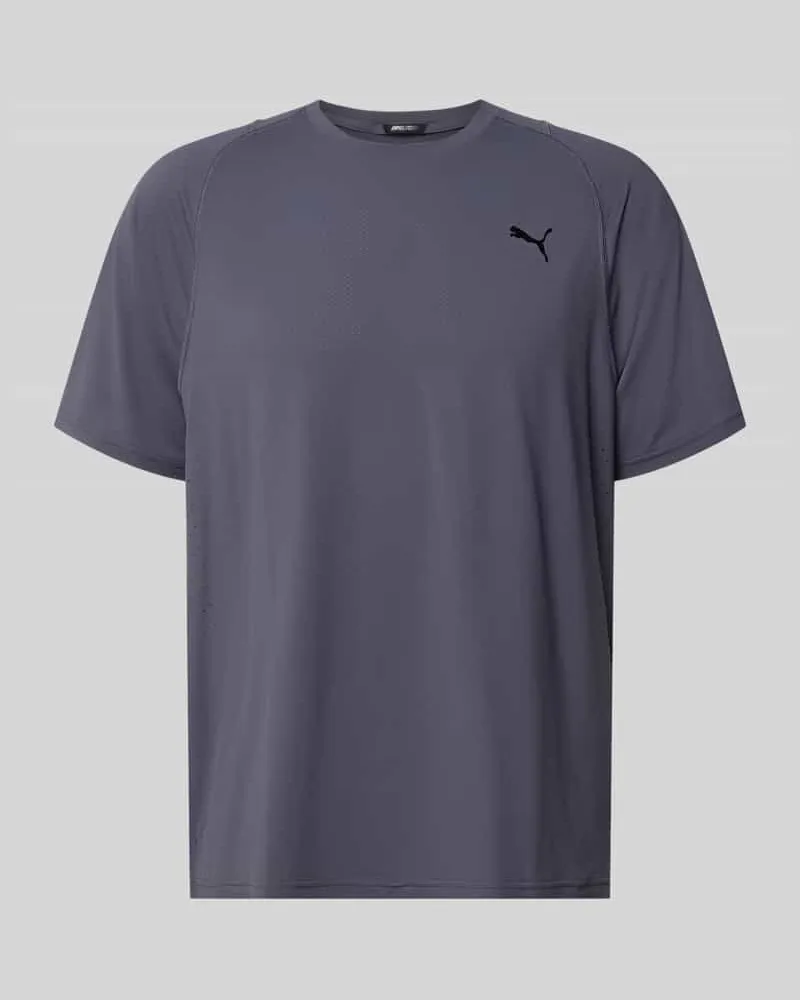 Puma T-Shirt mit Label-Print Graphit