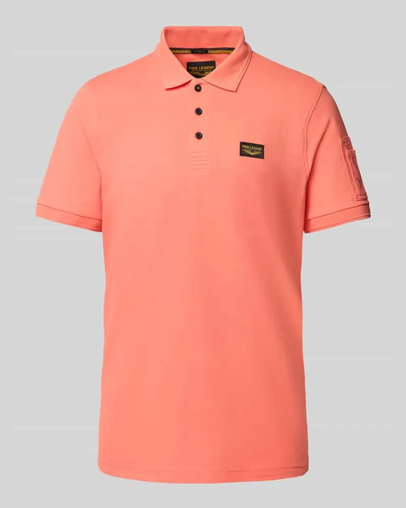 PME Legend Poloshirt mit Label-Detail 