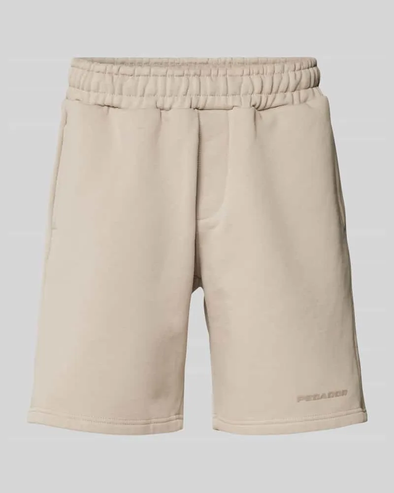 PEGADOR Sweatshorts mit Label-Detail 
