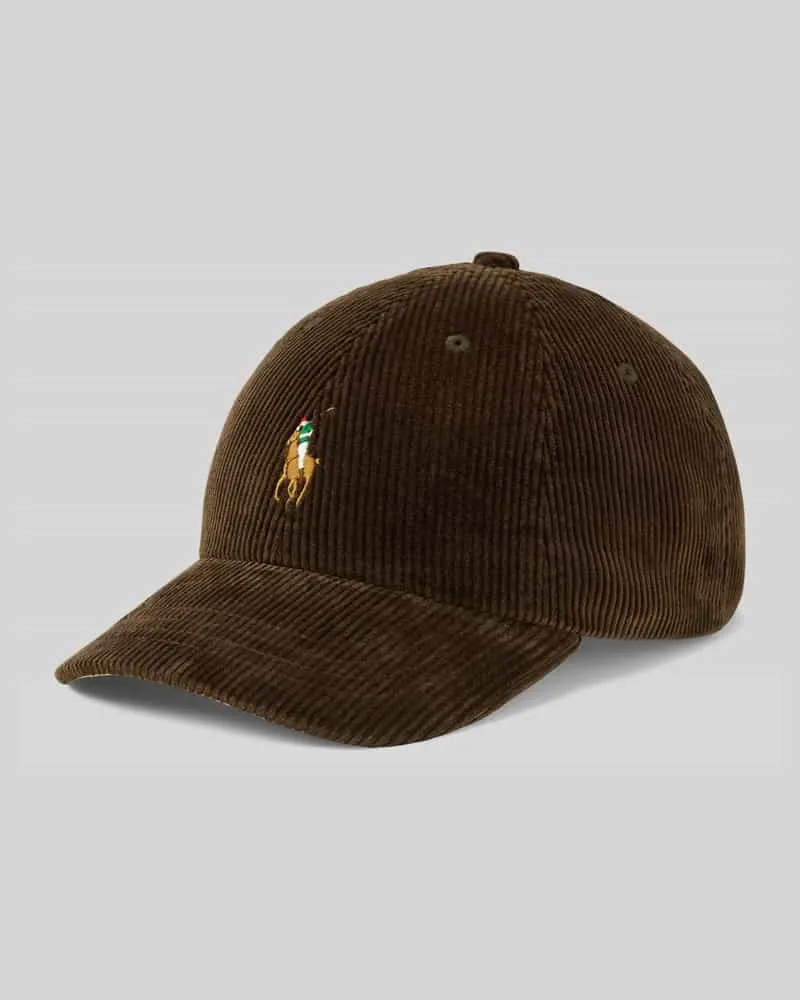 Ralph Lauren Cap mit Logo-Stickerei Dunkelbraun