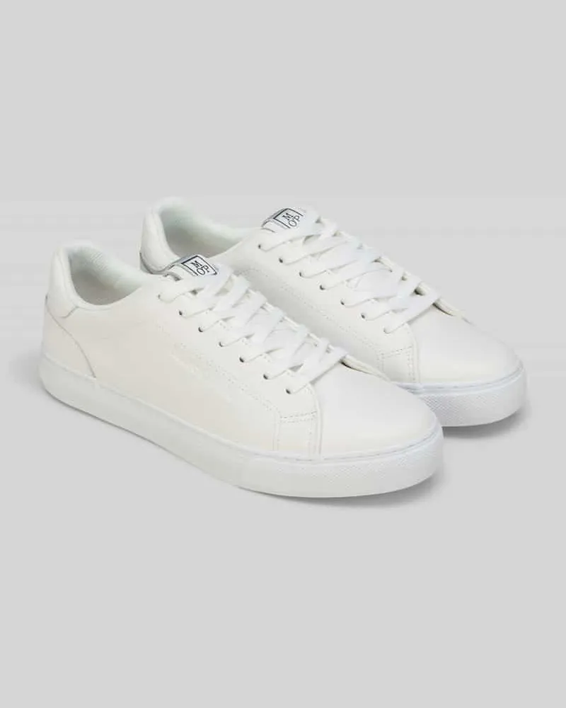 Marc O'Polo Low Top Sneaker aus echtem Leder Modell 'BODIL Weiss
