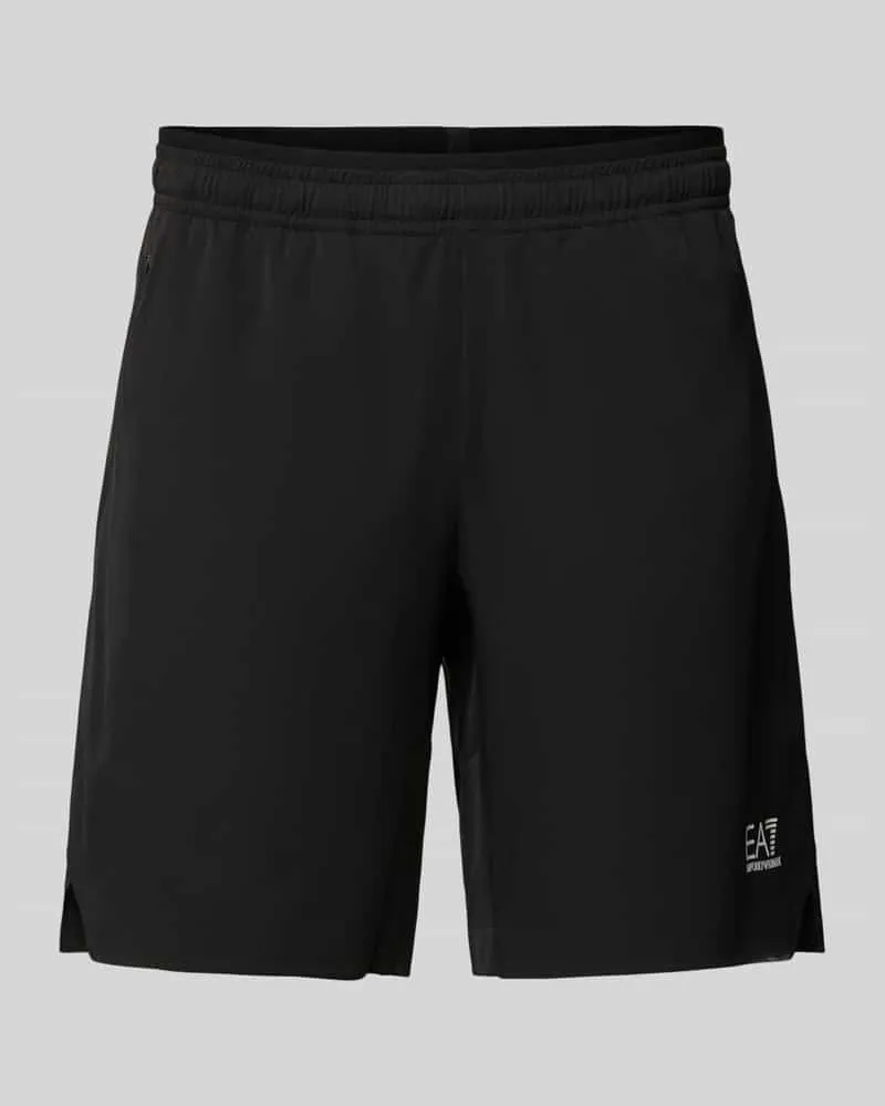 EA7 Loose Fit Sweatshorts mit Label-Print Modell 'VENTUS 