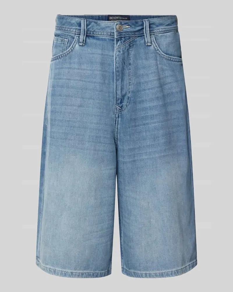 Tom Tailor Relaxed Fit Jeansshorts aus reiner Baumwolle Modell 'BAGGY 