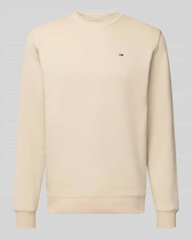 Tommy Hilfiger Regular Fit Sweatshirt aus Baumwoll-Mix Beige