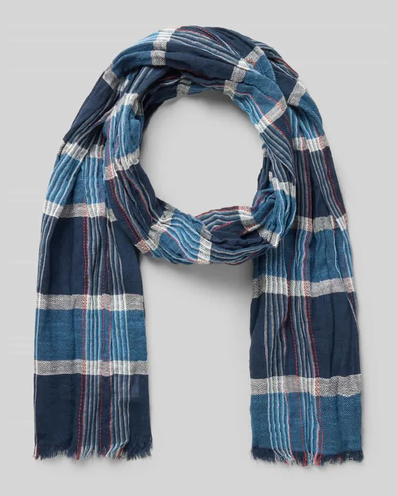 Camel Active Schal mit Fransen Marine