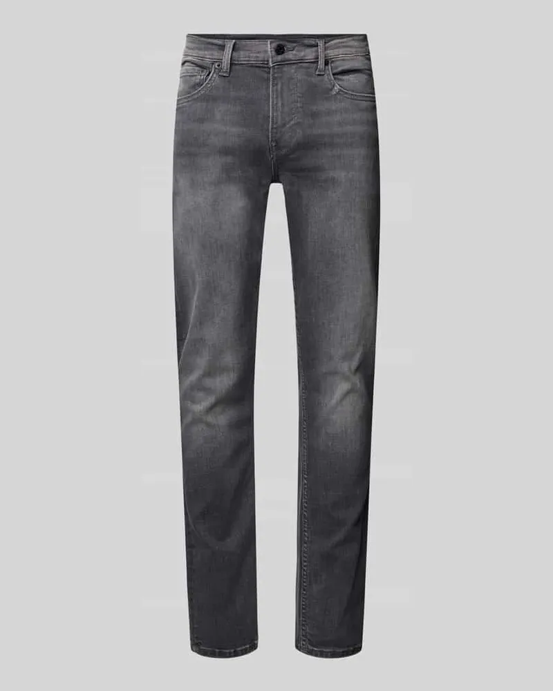 Pepe Jeans Slim Fit Jeans mit 5-Pocket-Design Modell 'Hatch Blau