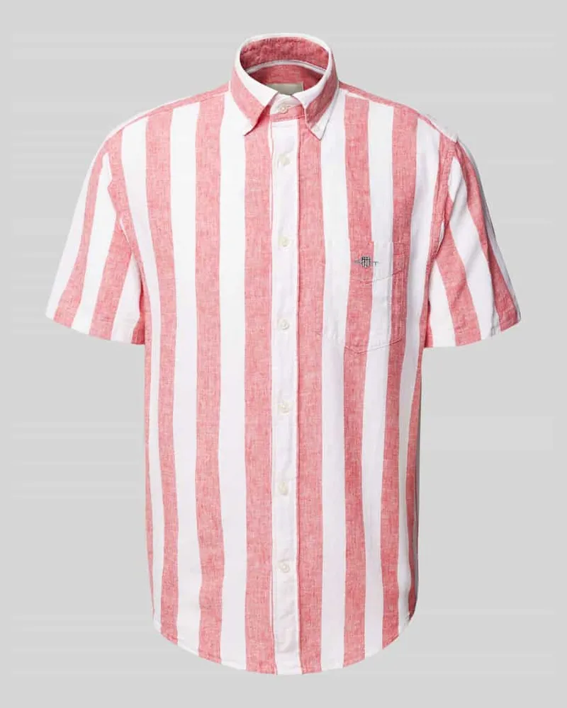 Gant Regular Fit Freizeithemd aus Leinen-Baumwoll-Mix 