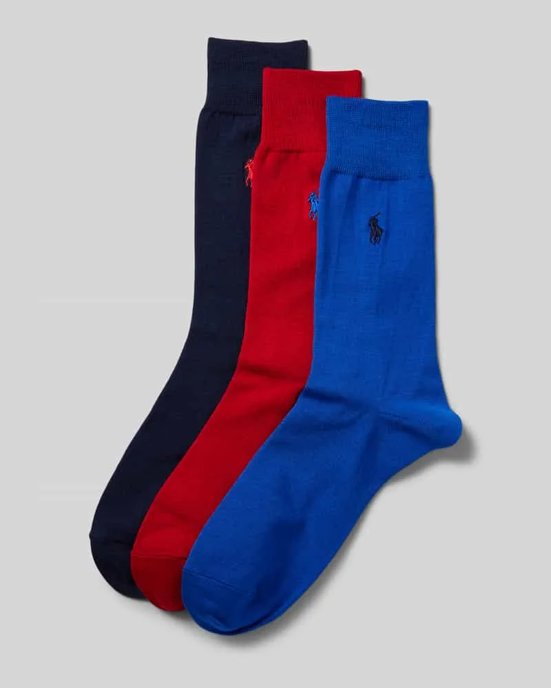 Ralph Lauren Socken mit Logo-Stitching im 3er-Pack 