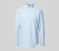 Slim Fit Business-Hemd mit Kentkragen