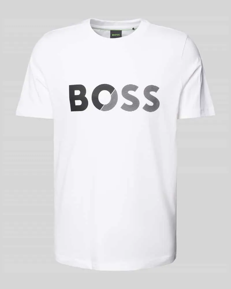 HUGO BOSS T-Shirt mit Label-Print 