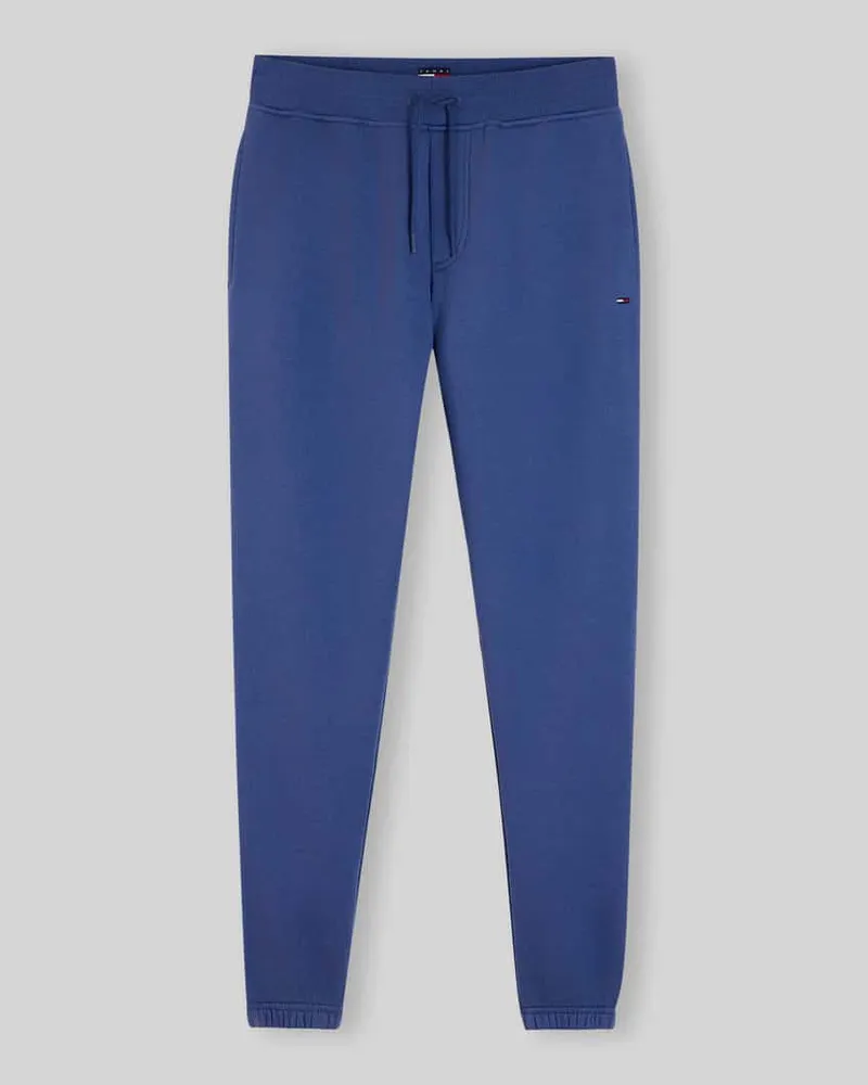 Tommy Hilfiger Slim Fit Sweathose aus Baumwoll-Mix Dunkelblau