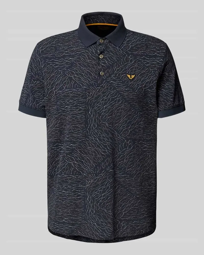 PME Legend Regular Fit Poloshirt aus reiner Baumwolle mit Label-Stitching 