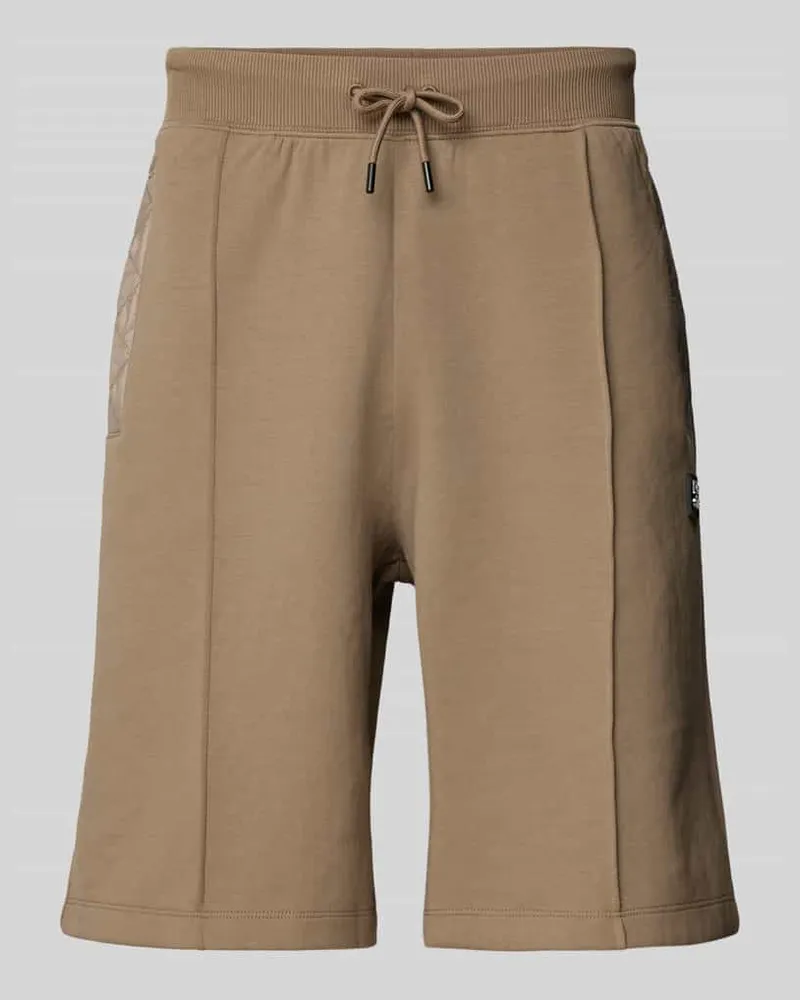 HUGO BOSS Sweatshorts mit Label-Print Modell 'Dilmos 