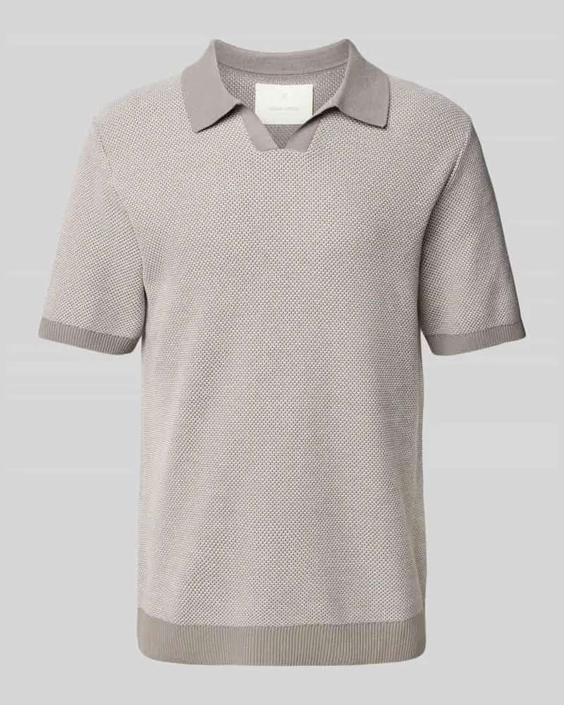 Jack & Jones Regular Fit Poloshirt mit V-Ausschnitt 