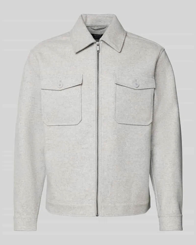 McNeal Regular Fit Hemdjacke mit Kentkragen 