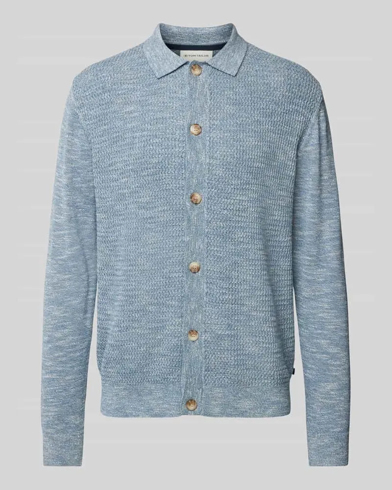 Tom Tailor Regular Fit Strickjacke mit Baumwollanteil 