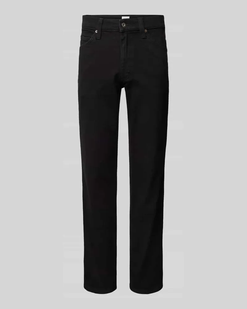 Mustang Straight Fit Jeans mit Label-Patch Modell 'TRAMPER 