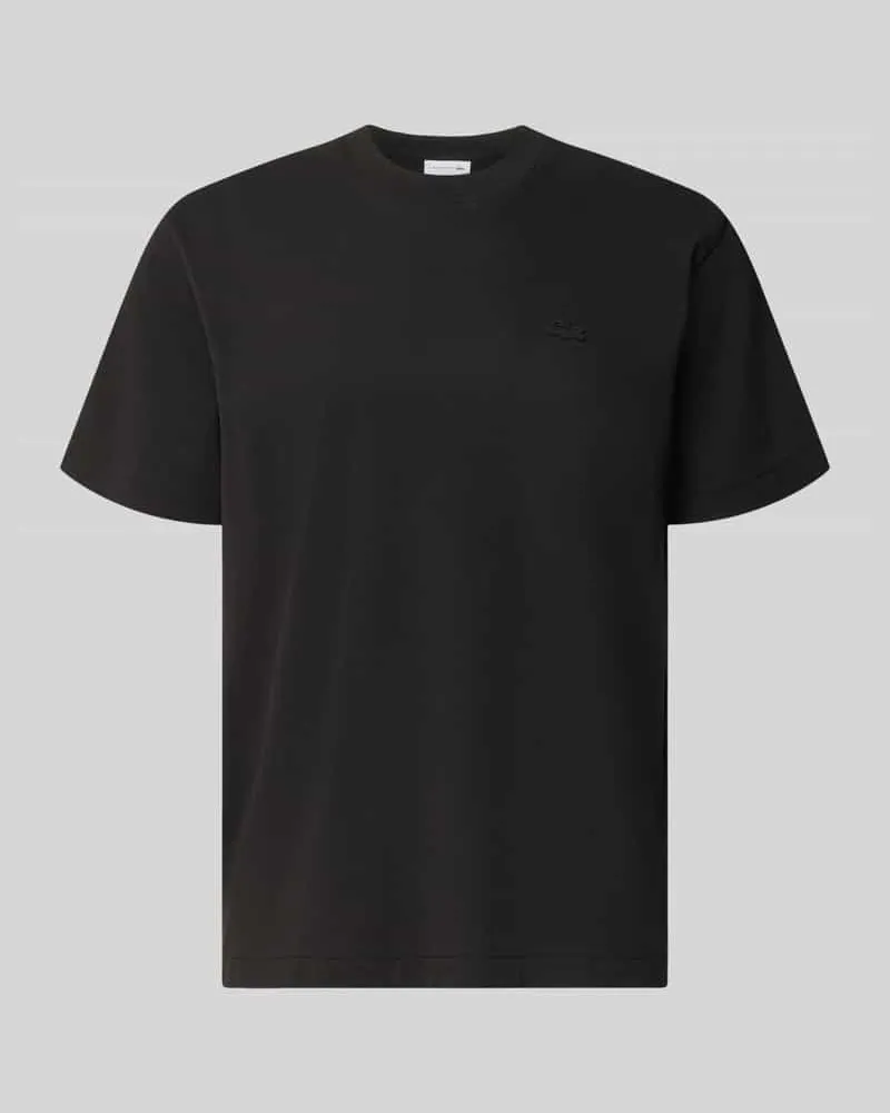 Lacoste Regular Fit T-Shirt aus reiner Baumwolle Black
