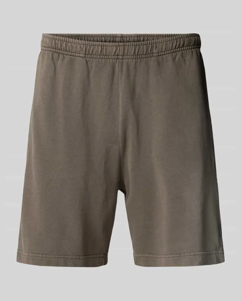 Mazine Regular Fit Sweatshorts mit Label-Detail 