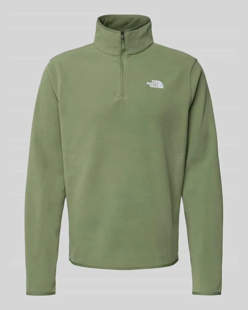 The North Face Sweatshirt mit Label-Stitching Hellgruen