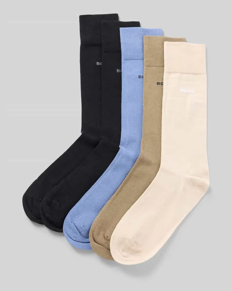 HUGO BOSS Socken aus Baumwoll-Mix im 5er-Pack Sand