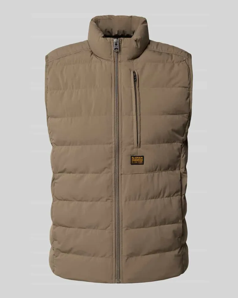 G-STAR RAW Steppweste mit Label-Patch Modell 'Foundation 