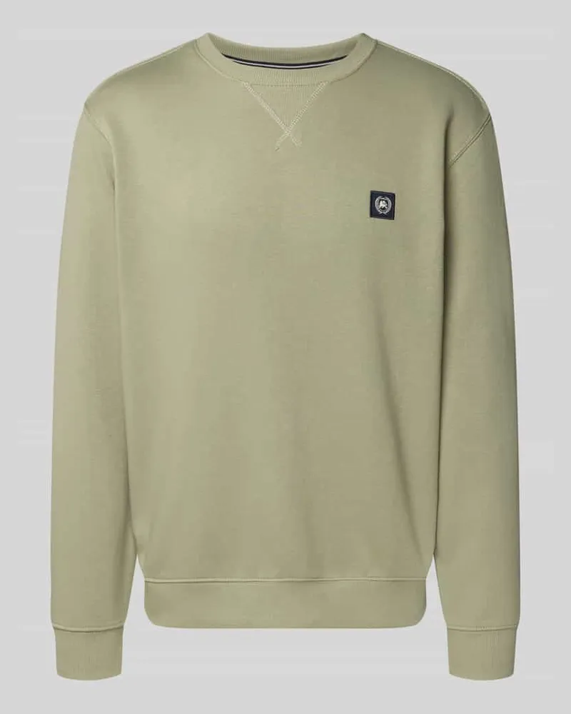 Lerros Sweatshirt mit Label-Patch 