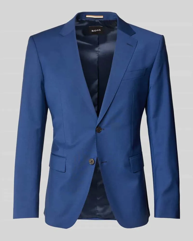 HUGO BOSS Slim Fit 2-Knopf-Sakko mit Kissing Buttons Modell 'Huge 