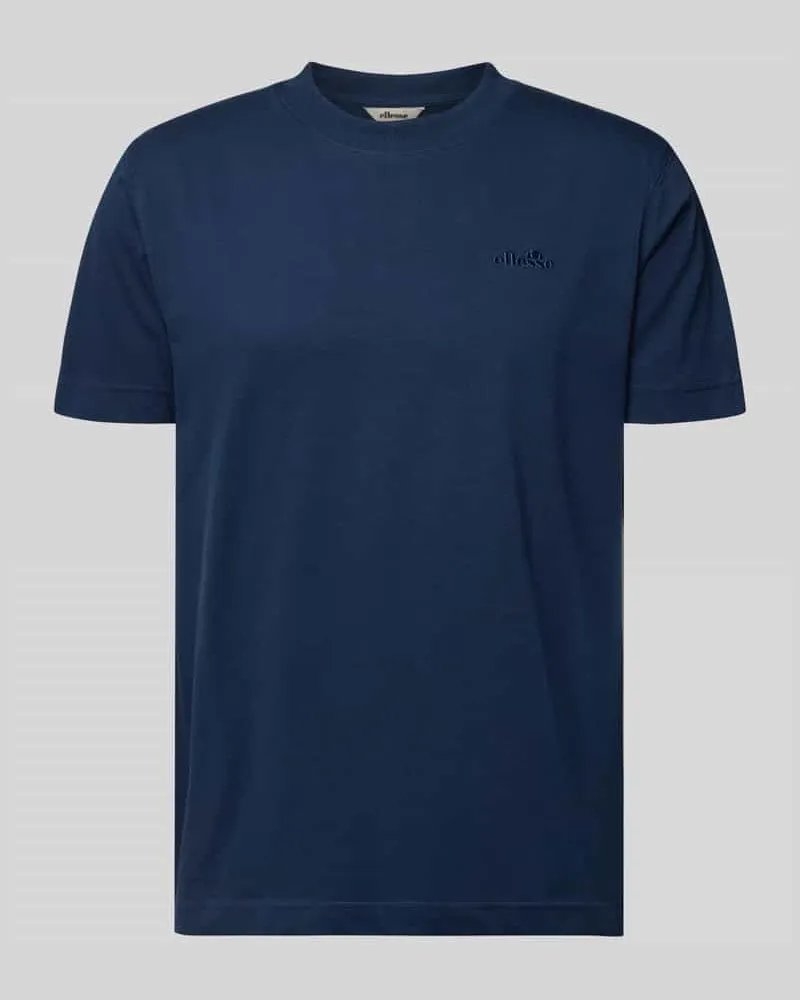 Ellesse T-Shirt mit Label-Stitching und Rundhalsausschnitt 