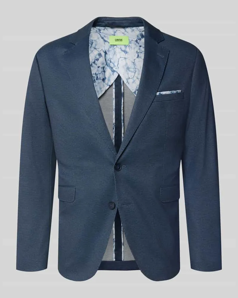 cinque Regular Fit Sakko mit Viskose-Anteil Modell 'Data Blau