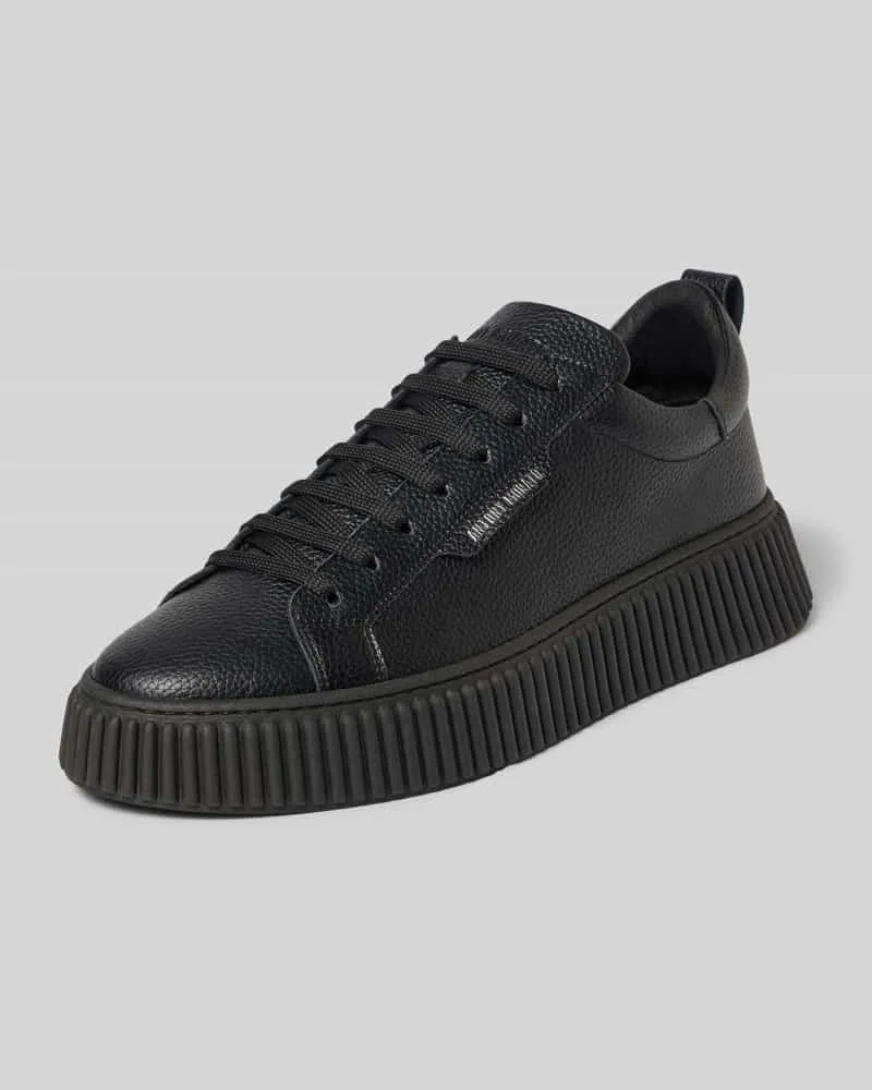 Antony Morato Sneaker aus Leder Modell 'HOPPER Black